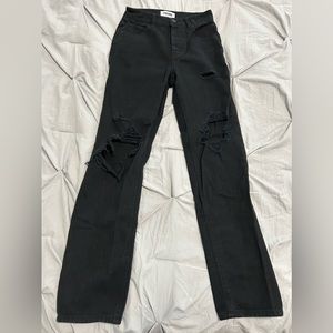 RSQ black ripped jeans